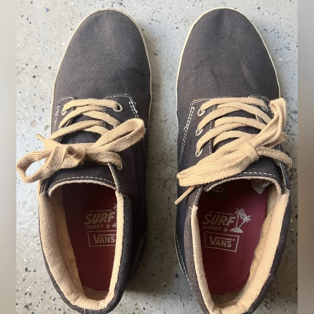 Vans Del Norte Surf Siders Navy Blue Canvas 9